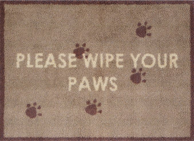 Wipe Your Paws Brown Official Turtle Mat®